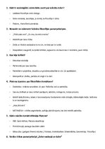 Konspekts 'Jautājumi un atbildes par dažādiem filosofijas virzieniem', 1.