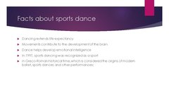 Prezentācija 'Advantages and disadvantages of sportic dances', 5.