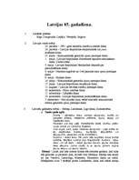 Referāts 'Latvijas 85.gadadiena', 1.