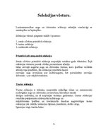 Konspekts 'Selekcija', 3.