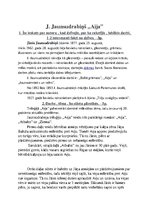 Konspekts 'Jāņa Jaunsudrabiņa triloģijas "Aija" analīze', 1.