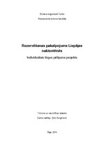 Referāts 'Rezervēšanas pakalpojums Liepājas viesnīcās', 1.
