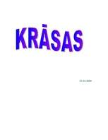 Referāts 'Krāsas', 32.
