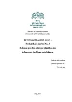 Konspekts 'Betonmācības praktiskais darbs', 1.