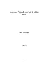 Referāts 'Valsts vara Vācijas Federatīvajā Republikā', 1.