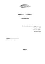 Prakses atskaite 'Prakses atskaite', 1.