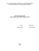 Referāts 'Ūdens apgādes projekts Baltinavas pagasta centrā', 1.