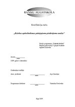 Diplomdarbs 'Dzīvības apdrošināšanas pakalpojumu piedāvājuma analīze', 1.