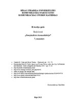 Eseja 'Starpkultūru komunikācija', 1.