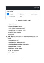 Konspekts 'JsFiddle redaktors: iespējas un īpašības', 8.