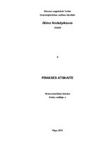 Prakses atskaite 'Prakses atskaite mārketingā. Audita izziņa', 1.