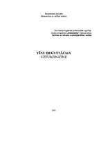 Konspekts 'Vīni', 1.