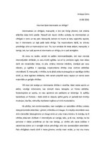 Eseja 'Interesantais un vērtīgais', 1.