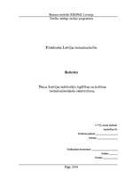 Referāts 'Latvijas iedzīvotāju izglītības un kultūras tautsaimnieciskais raksturojums', 1.
