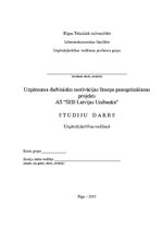 Referāts 'Uzņēmuma darbinieku motivācijas līmeņa paaugstināšanas projektsAS "SEB Latvijas ', 1.