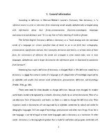 Referāts 'Dictionaries and the Modern Time', 5.