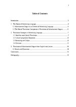 Referāts 'Translation of Advertisement Slogans', 2.