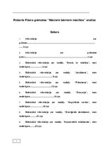 Konspekts 'Roberta Fišera grāmatas "Mācīsim bērniem mācīties" analīze', 1.