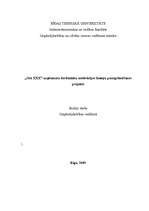 Referāts 'SIA "XXX" uzņēmuma darbinieku motivācijas līmeņa paaugstināšanas projekts', 1.
