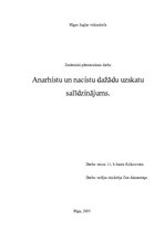 Referāts 'Anarhistu un nacistu dažādu uzskatu salīdzinājums', 1.