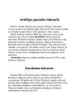 Konspekts 'Āzijas tuksneši un pustuksneši', 2.