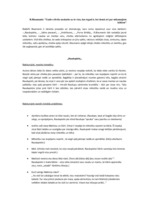 Referāts 'Rūdolfa Blaumaņa noveļu analīze, salīdzinājums mūsdienās', 1.