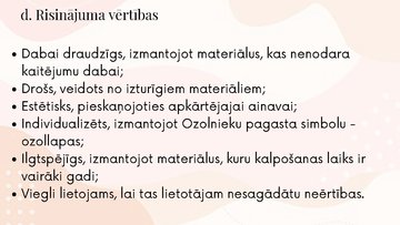 Prezentācija 'Projekta darba prezentācija dizainā', 20.