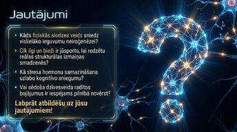 Prezentācija 'Kā fiziskās aktivitātes aizsargā smadzeņu veselību', 15.