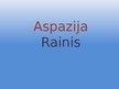 Prezentācija 'Aspazija un Rainis', 1.