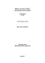 Konspekts 'Apraksts datu bāzes "Viesnīcas" veidošanai', 1.