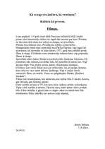 Eseja 'Kā es saprotu kultūru kā veselumu', 1.