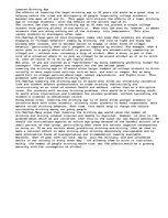 Eseja 'Lowered Drinking Age - Cause and Effect', 1.