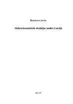 Diplomdarbs 'Makroekonomiskās situācijas analīze Latvijā', 1.