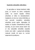 Referāts 'Jauniešu seksuālās attiecības', 1.