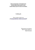 Eseja 'Filma "Vertigo"', 1.