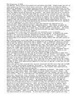 Eseja 'Conspiracy of AIDS', 1.