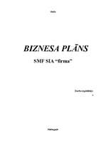 Biznesa plāns 'Biznesa plāns', 1.