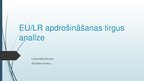 Prezentācija 'Eiropas Savienības un Latvijas Republikas apdrošināšanas tirgus analīze', 1.
