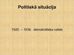 Prezentācija 'Ekonomiskā, politiskā situācija Latvijā 20.gadsimta 20.-30.gados. Starptautiskās', 10.