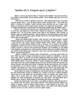 Eseja 'Spīdala - tēls A.Pumpura eposā "Lāčplēsis"', 1.