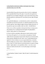 Konspekts 'Latvijas Republikas Satversmes darbības raksturojums Kārļa Ulmaņa autoritārā rež', 1.