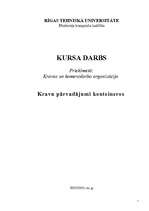 Referāts 'Kravu pārvadājumi konteineros', 1.