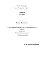 Konspekts 'Kopējais pieprasījums. Multiplikatora (reizinātāja) modelis', 1.