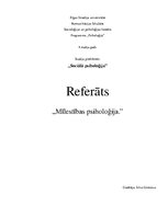 Referāts 'Mīlestības psiholoģija', 1.