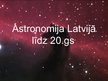 Prezentācija 'Astronomija Latvijā līdz 20.gadsimtam', 1.
