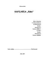 Biznesa plāns 'Kafejnīca "Rāte"', 1.