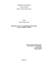 Referāts 'Piesārņojuma avotu un to minimizācijas iespēju analīze papīra un celulozes ražoš', 1.