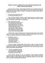 Konspekts 'Nākotnes cilvēka veidošanās koncepcija Raiņa dzejoļu krājumā "Tālas noskaņas zil', 1.