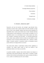 Konspekts 'G.Zimmels "Saskarsmes spēle"', 1.