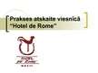 Prezentācija 'Hotel de Rome', 1.